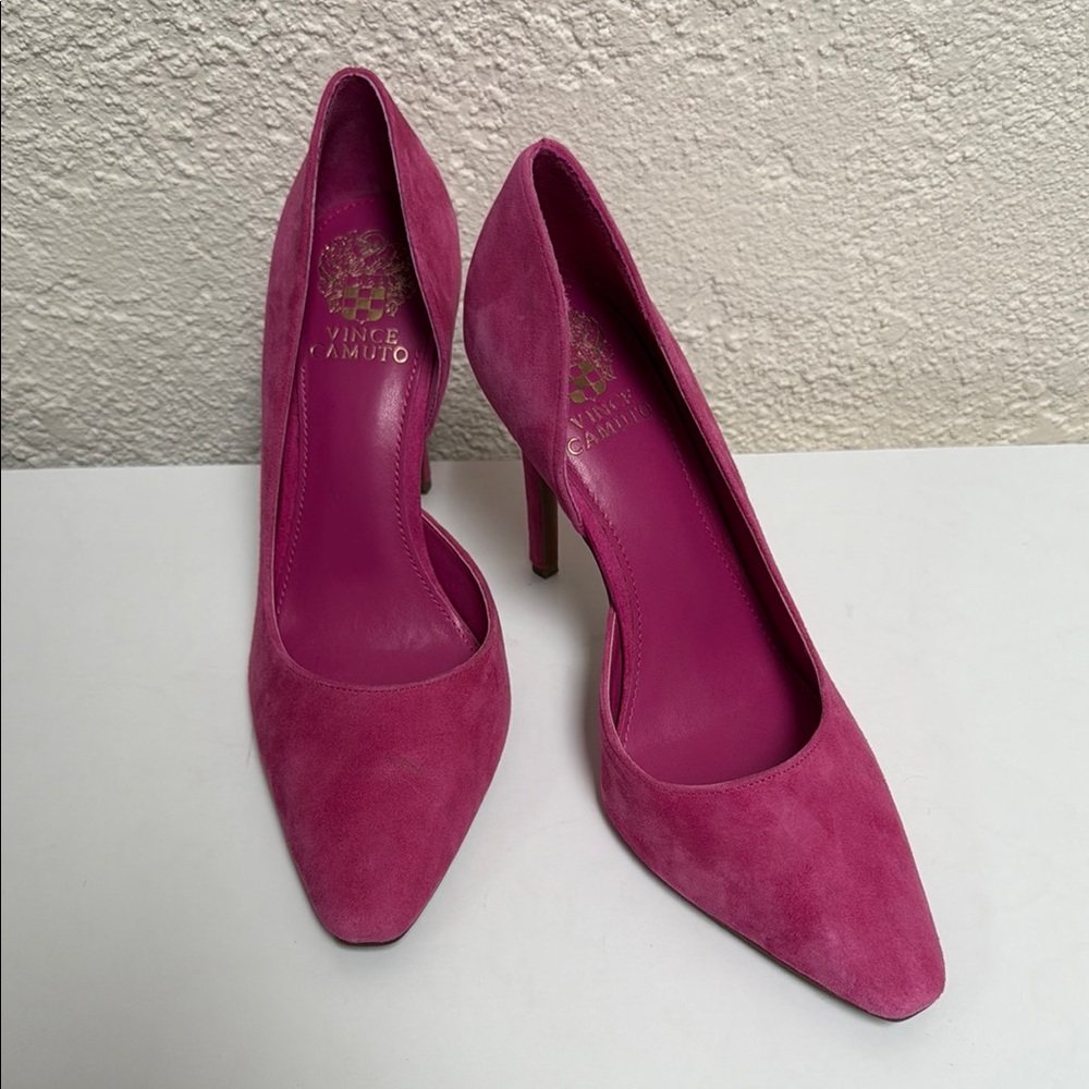 Vince Camuto - Pink Suede Heels